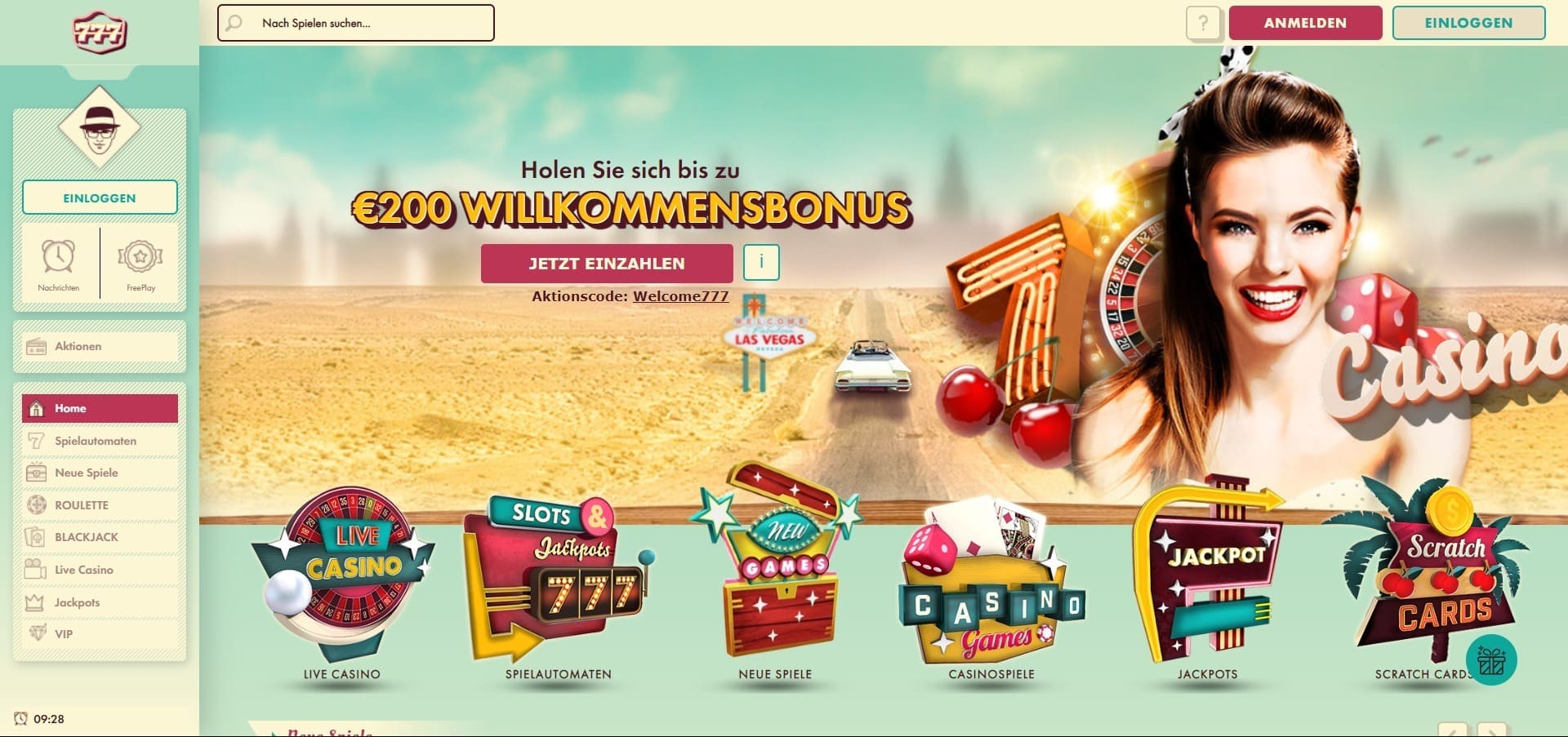 Offizielle Website der 777 Casino