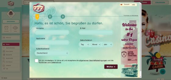 Anmeldung 777 Casino