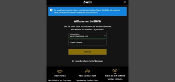 Anmeldung Bwin Casino