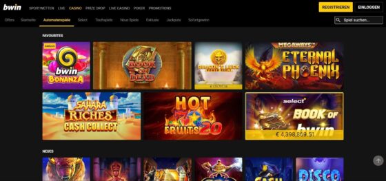 Spielautomaten Bwin Casino