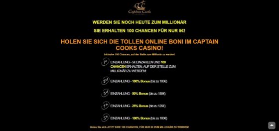 Boni Captain Cooks Casino