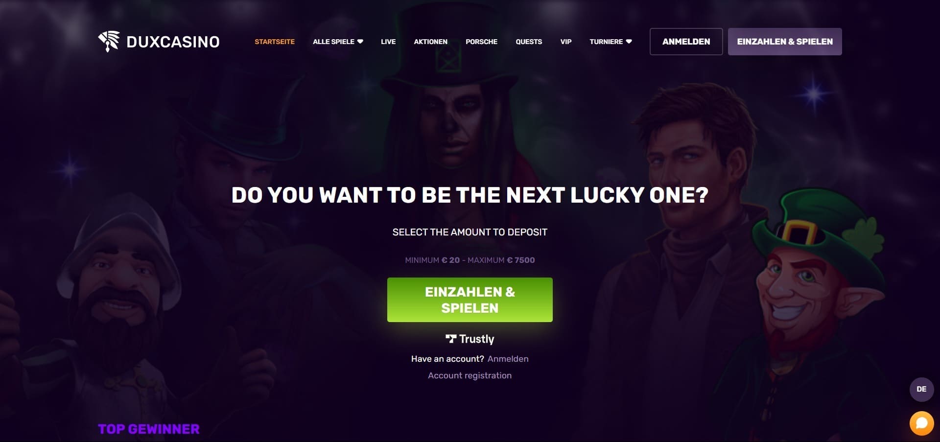 Offizielle Website der Dux Casino