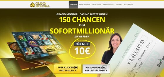 Offizielle Website der Grand Mondial Casino