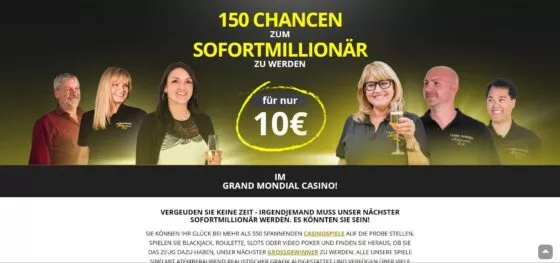 Grand Mondial Casino-Aktionen