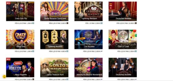 Live Dealer Spiele