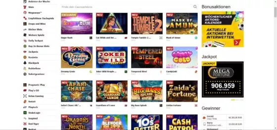 Interwetten Casino-Spielautomaten