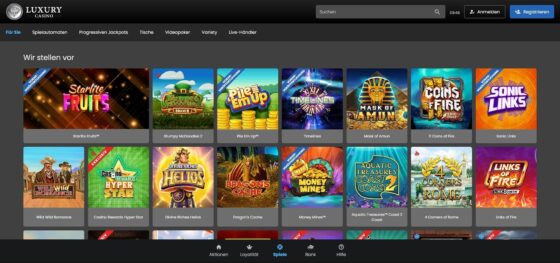 Spielautomaten Luxury Casino