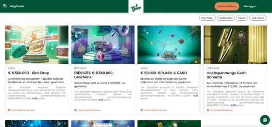 Mr Green Casino-Aktionen