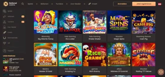 National Casino-Spielautomaten