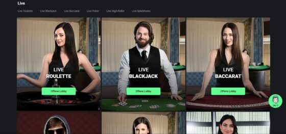 Live Dealer Spiele