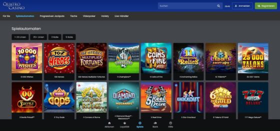 Spielautomaten Quatro Casino