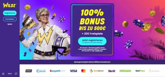 Offizielle Website der Wildz Casino
