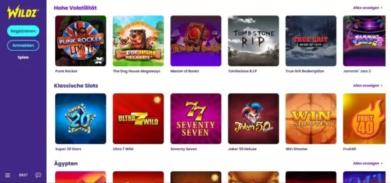 Win2Day Casino-Spielautomaten