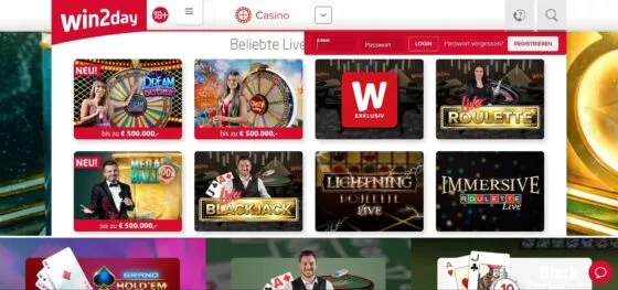 Win2Day Live-Casino