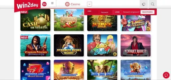 Win2Day Casino-Spielautomaten