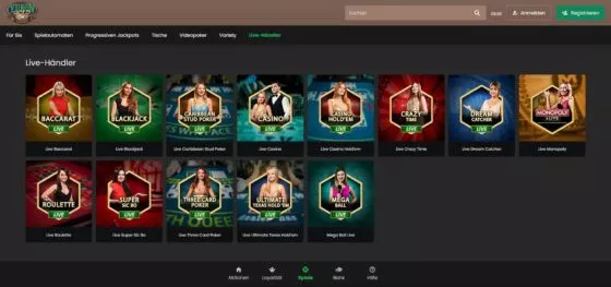 Yukon Gold Live-Casino
