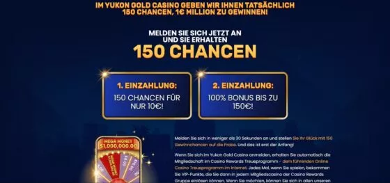 Yukon Gold Casino-Aktionen