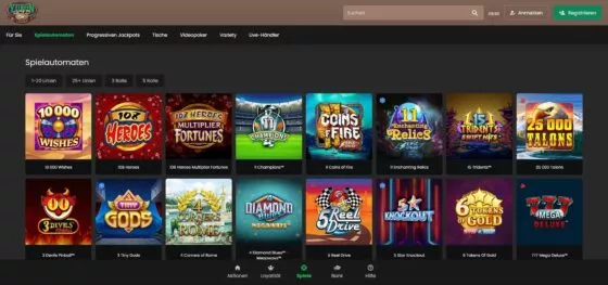 Yukon Gold Casino-Spielautomaten