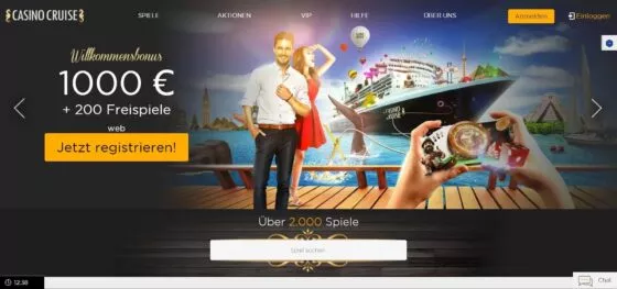 Offizielle Website von Cruise Casino