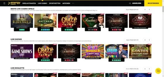 Energy Live-Casino