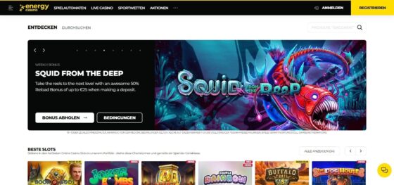 Offizielle Website der Energy Casino