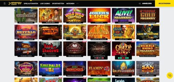 Spielautomaten Energy Casino