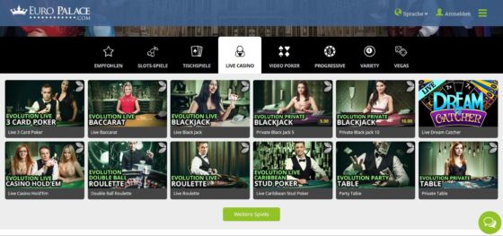 Live Dealer Spiele