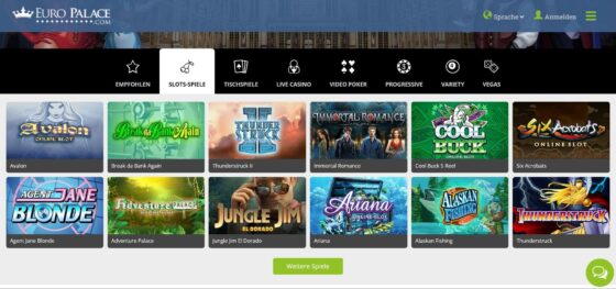 Spielautomaten Euro Palace Casino