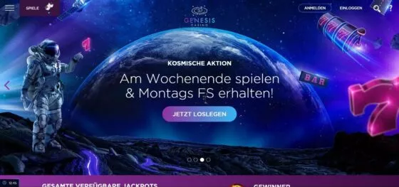 Offizielle Website von Genesis Casino