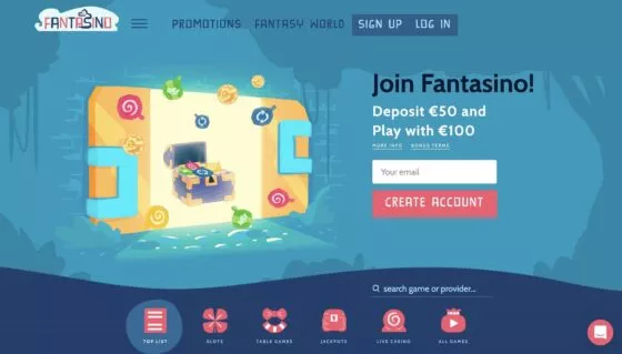 Offizielle Website von Fantasino Casino