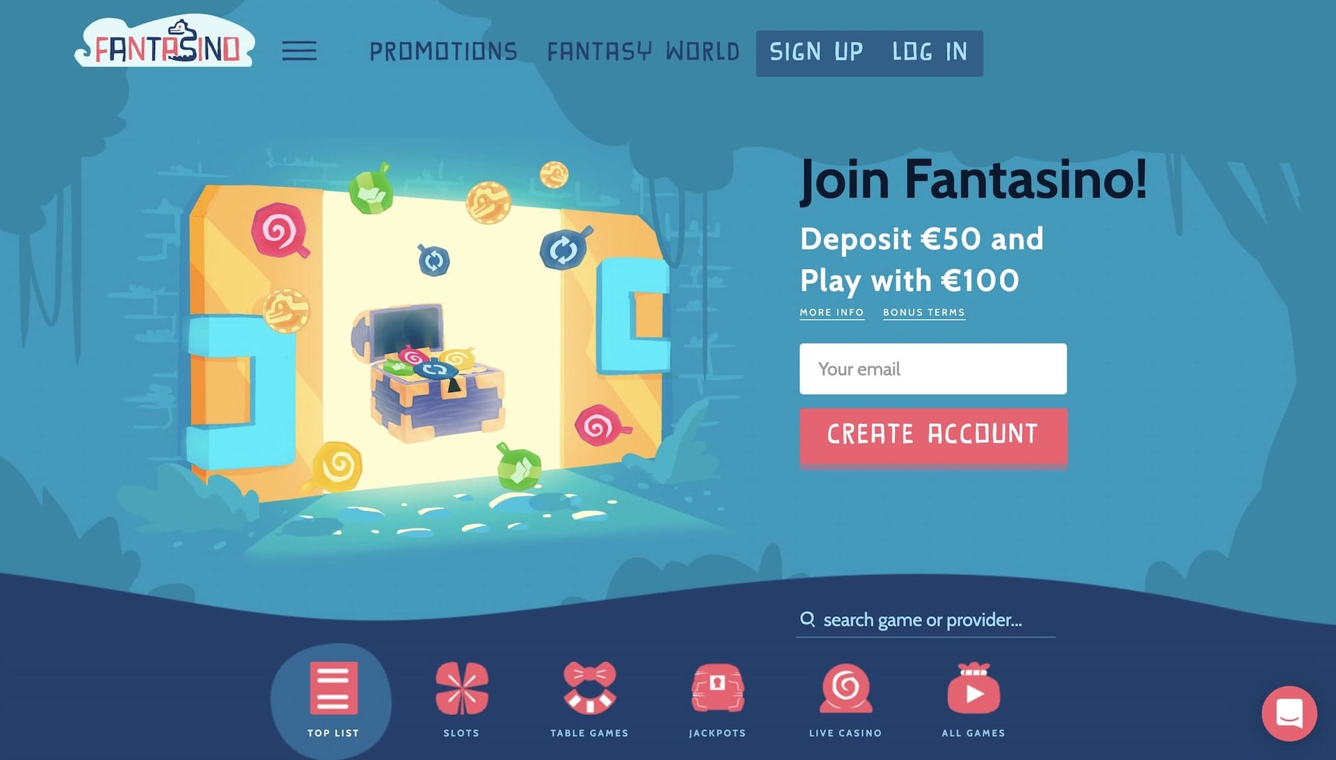 Offizielle Website der Fantasino Casino