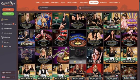 Live Dealer Spiele Gunsbet Casino