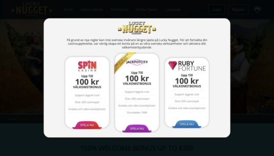 boni Lucky Nugget Casino