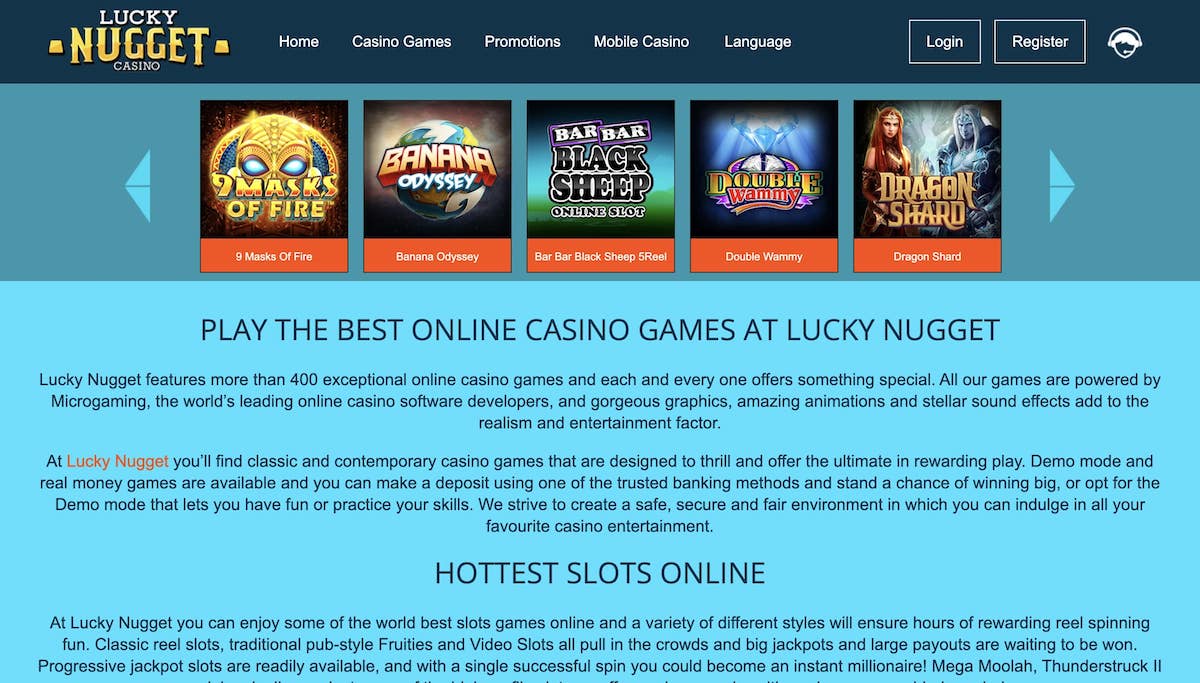 Spielautomaten Lucky Nugget Casino
