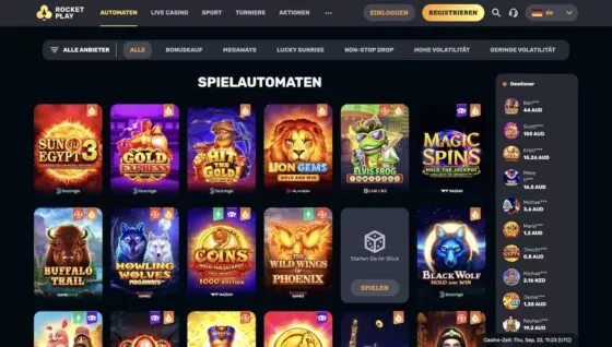 Rocketplay Casino-Spielautomaten
