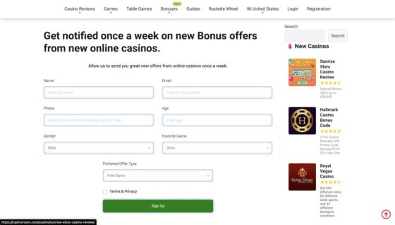 Anmeldung CasinoRoom