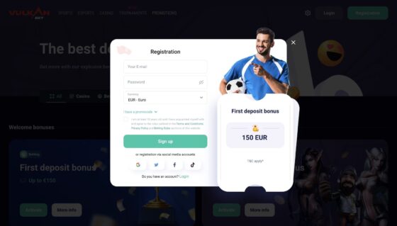 Anmeldung Vulkanbet Casino