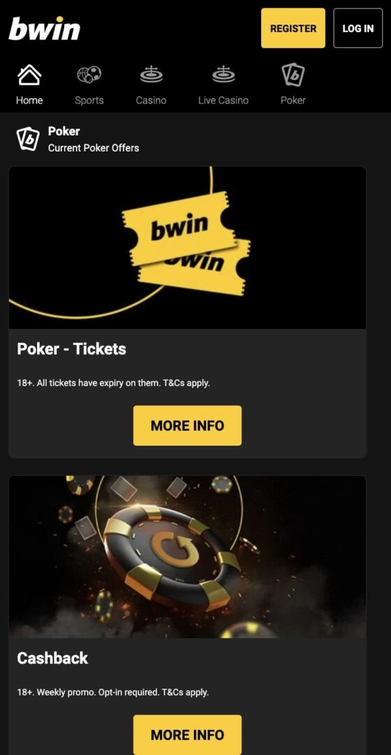 Bwin Casino apk-Boni
