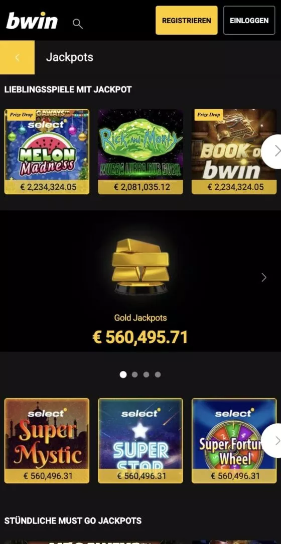 Bwin Casino-Jackpot
