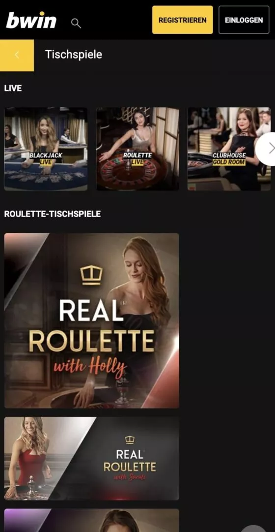 Bwin Live-Casino