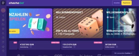 Chacha.Bet Casino-Aktionen
