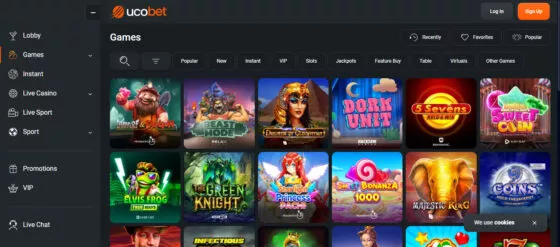 Ucobet Casino-Spielautomaten