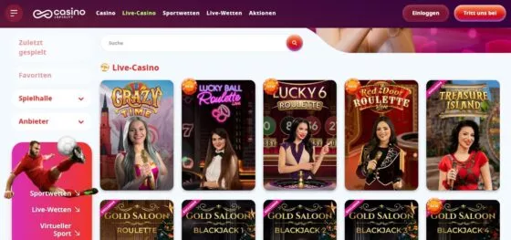 Infinity Live-Casino