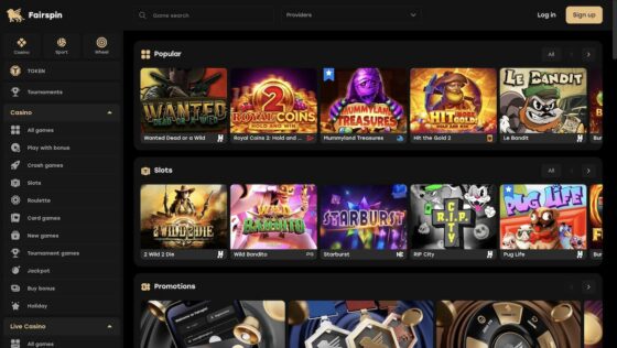 FairSpin Casino - Startseite