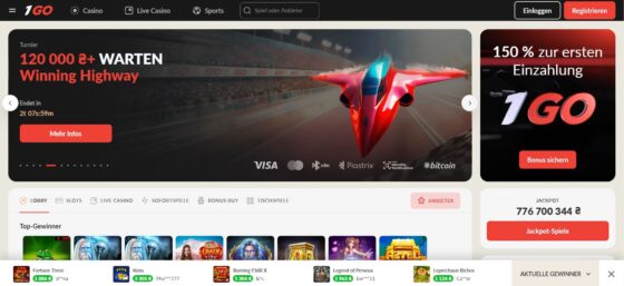 1Go Hauptseite