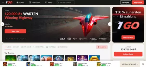Offizielle Website von 1Go Casino