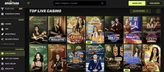 Sportuna Live-Casino