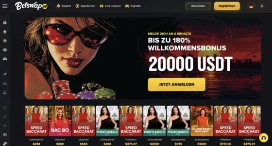 Offizielle Website von Betswap Casino