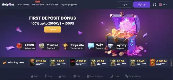 Offizielle Website von BetyBet Casino