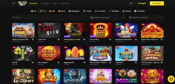 BlitzBet Casino-Spielautomaten